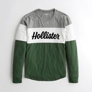 green, white and gray long sleeve ☁️